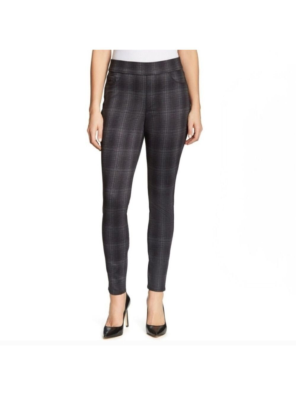 9 West Houndstooth Heidi Pull On Skinny Pants Size 8